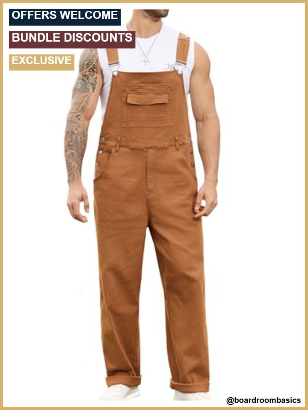 Mens Work Overalls Bib Coveralls Cotton Stretch Jumpsuit Utility Adjustable